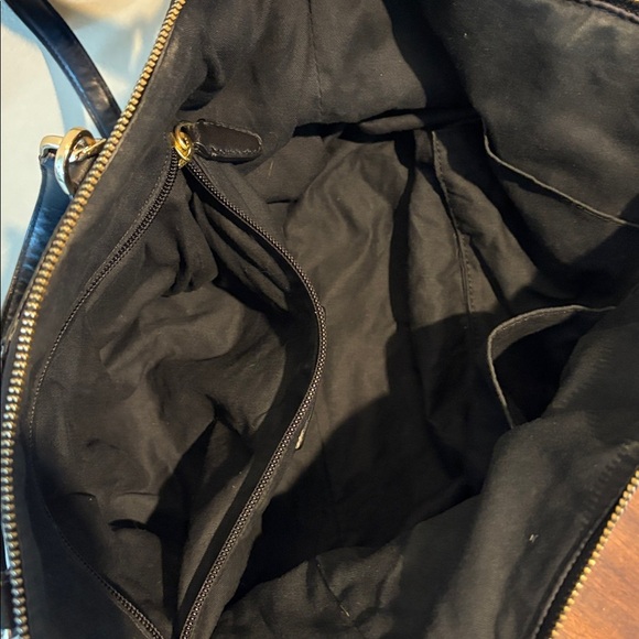 Coach Bleecker 2-tone python black/  white satchel shoulder bag  Italian leather - Picture 16 of 17